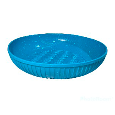 PANERA RATTAN PELTRE AZUL